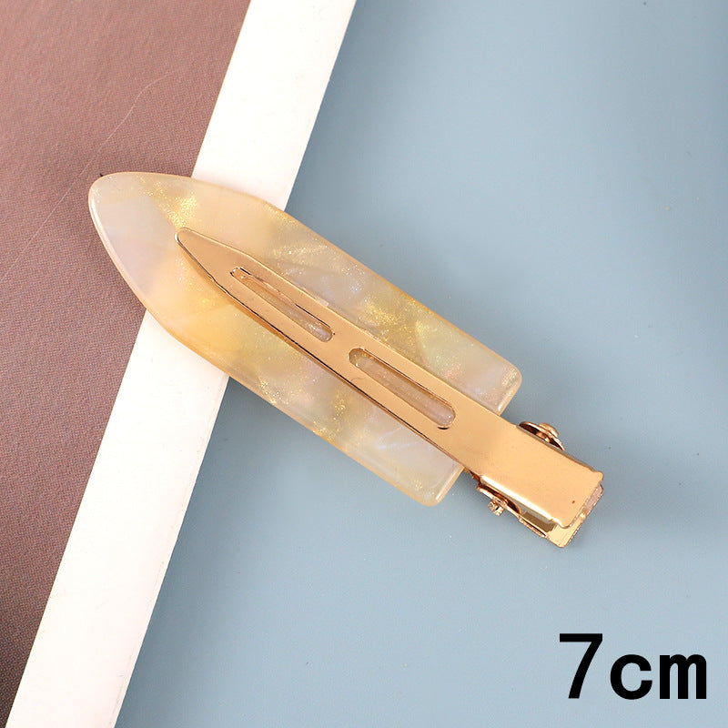 New Internet celebrity women's acetic acid plate seamless hairpin