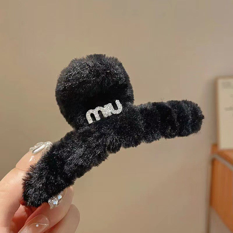 Autumn/Winter Plush Claw Clip