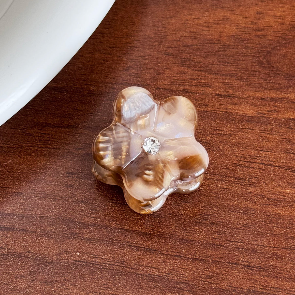 Mini Broken Diamond Flower Hair Claw