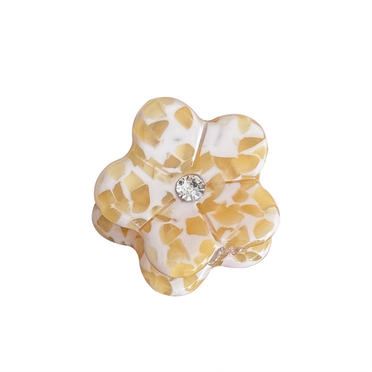 Mini Broken Diamond Flower Hair Claw