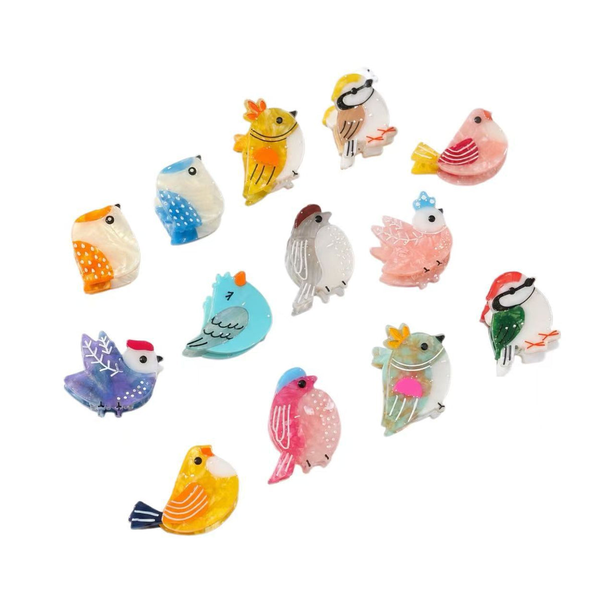 mini bird hair claw