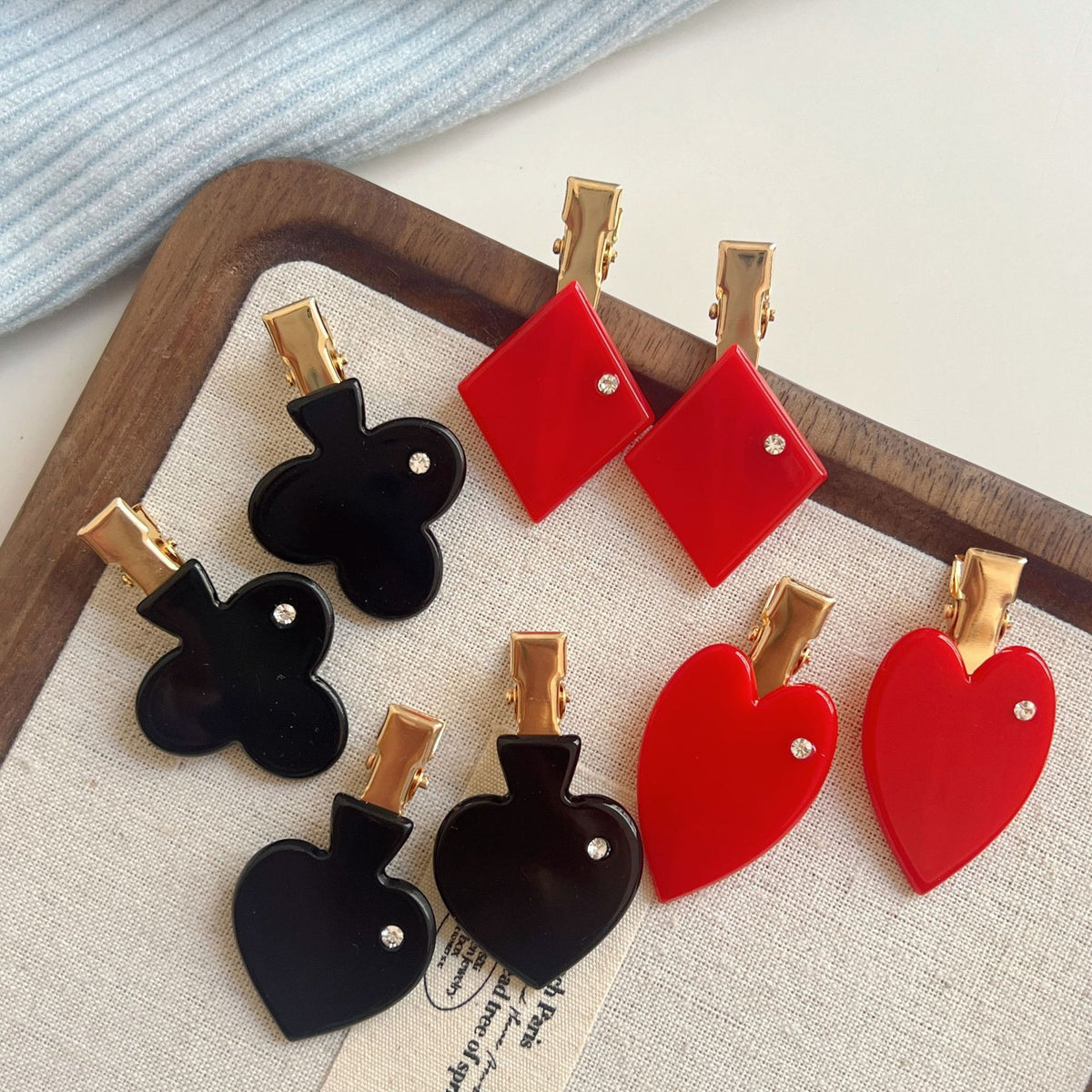 Playing cards hairpin Hair Clip