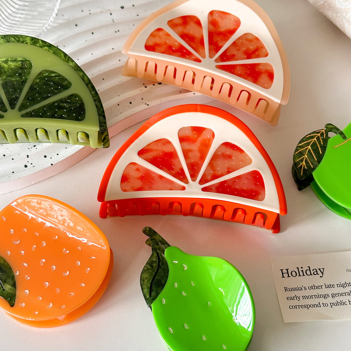 Fruit Hair Claw