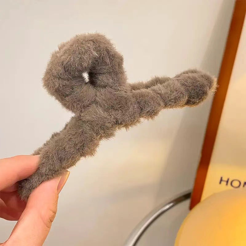 Autumn/Winter Plush Claw Clip