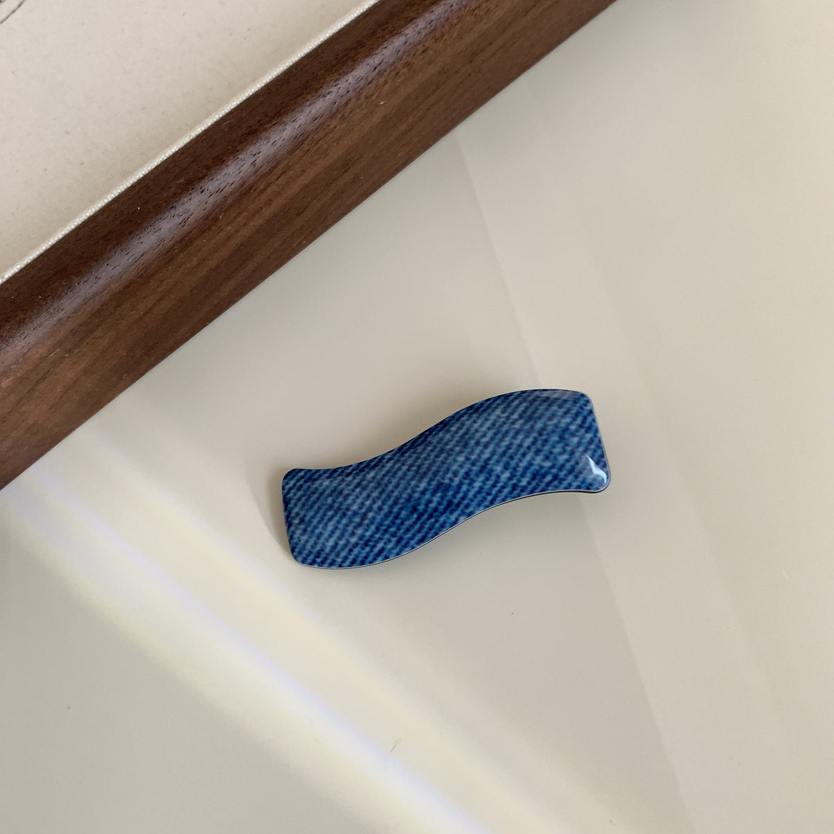 Denim Hair Claw