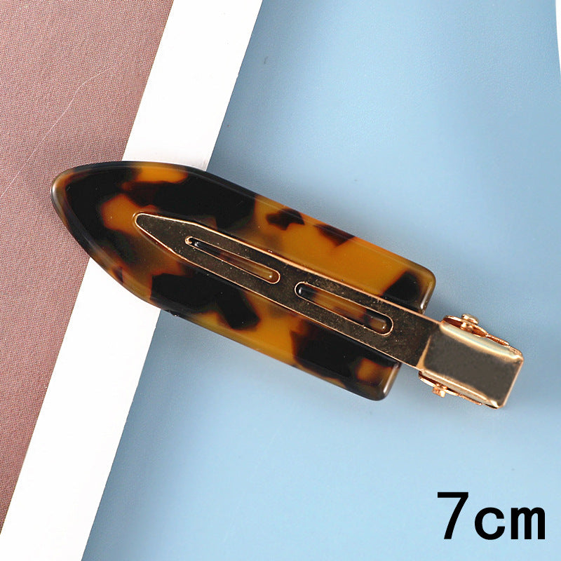 New Internet celebrity women's acetic acid plate seamless hairpin