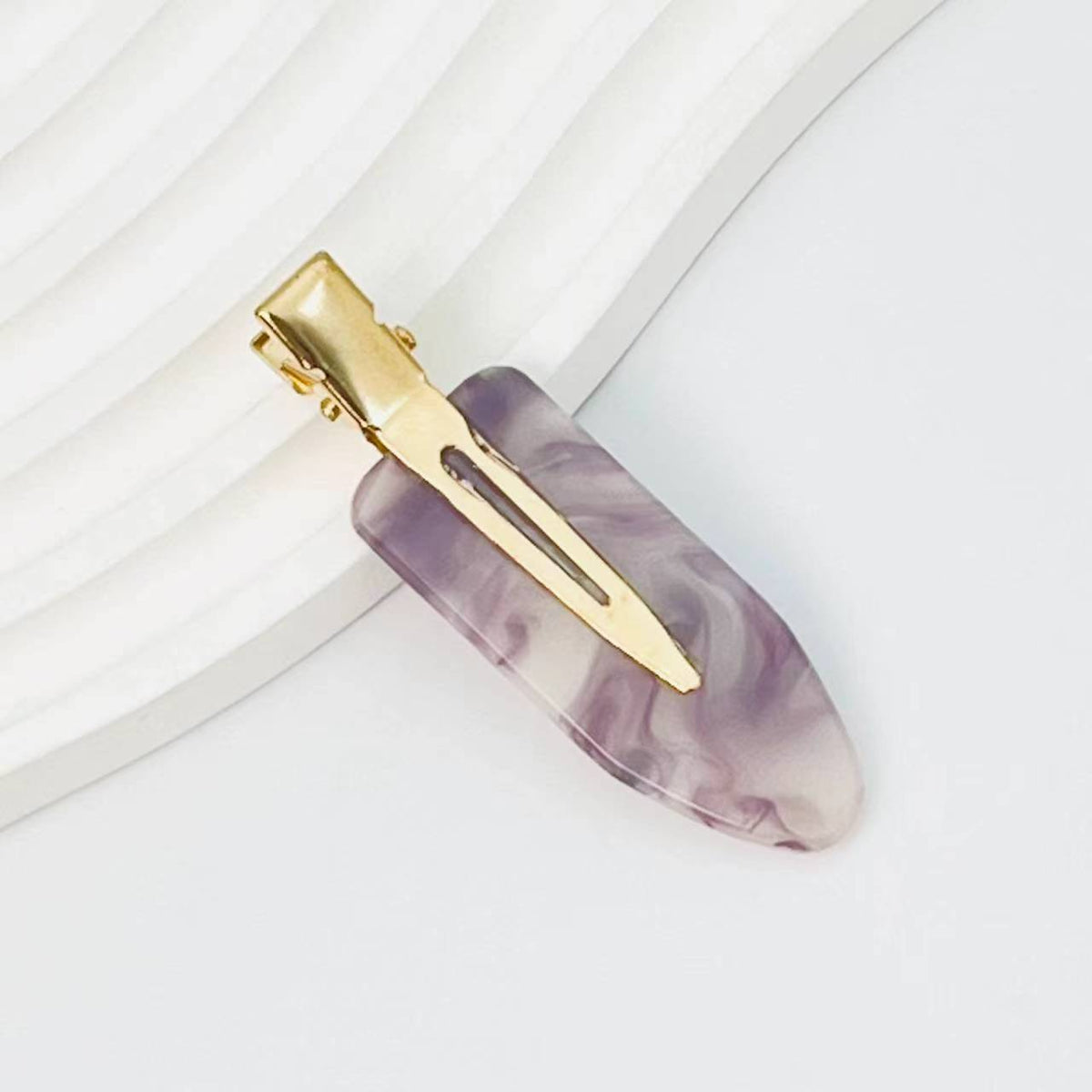 New Internet celebrity women's acetic acid plate seamless hairpin