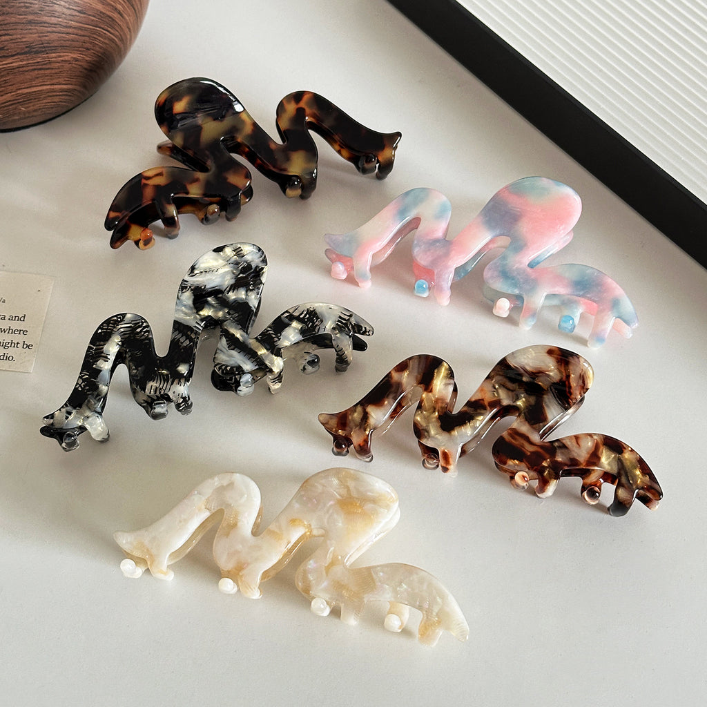 Thickened 3MM Wave Hair Claw