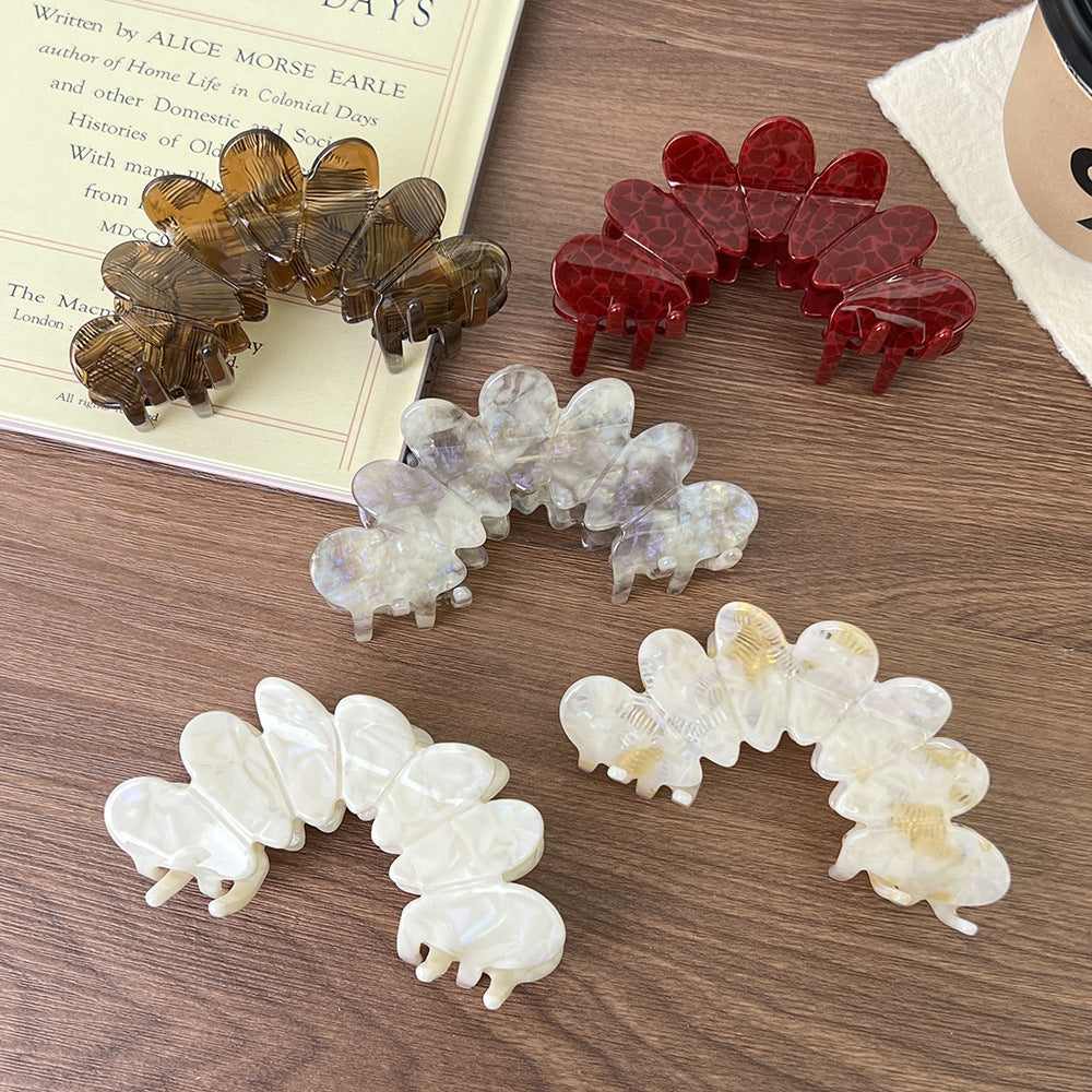 Flower Petal Hair Claw