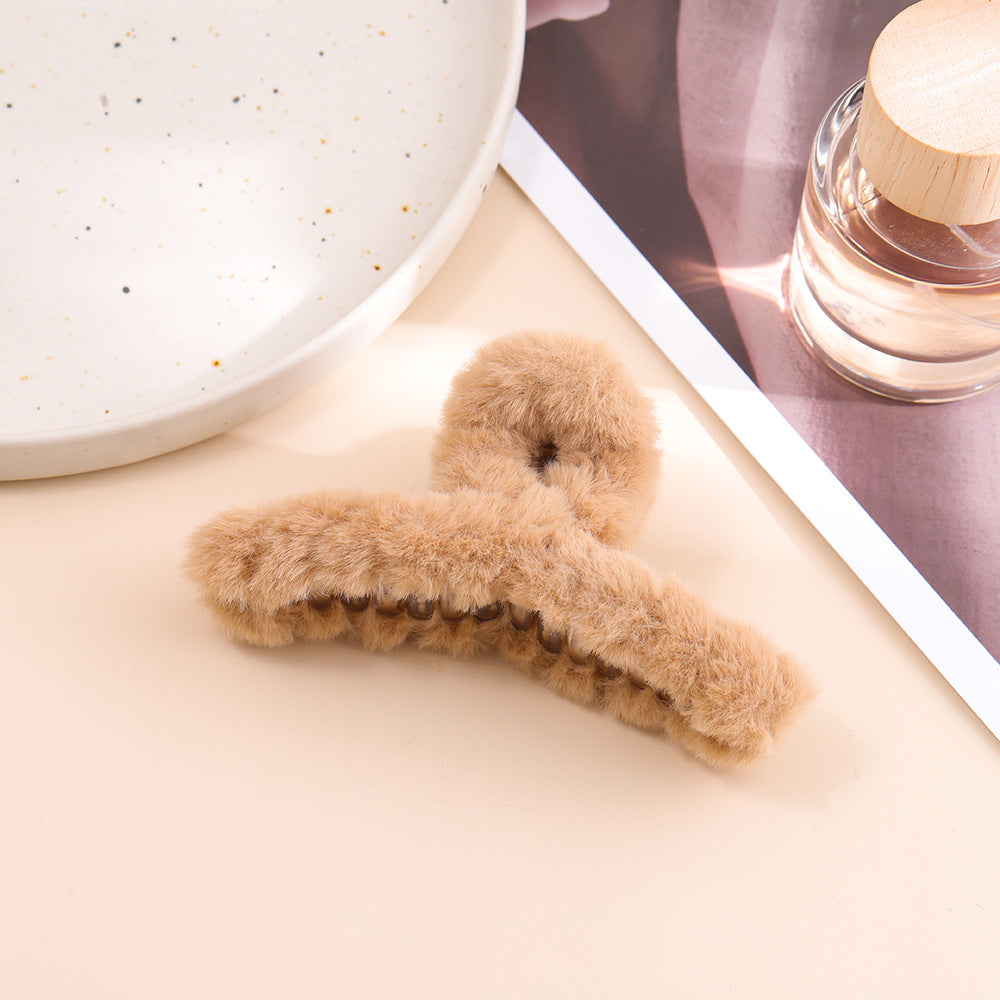 Autumn/Winter Plush Claw Clip