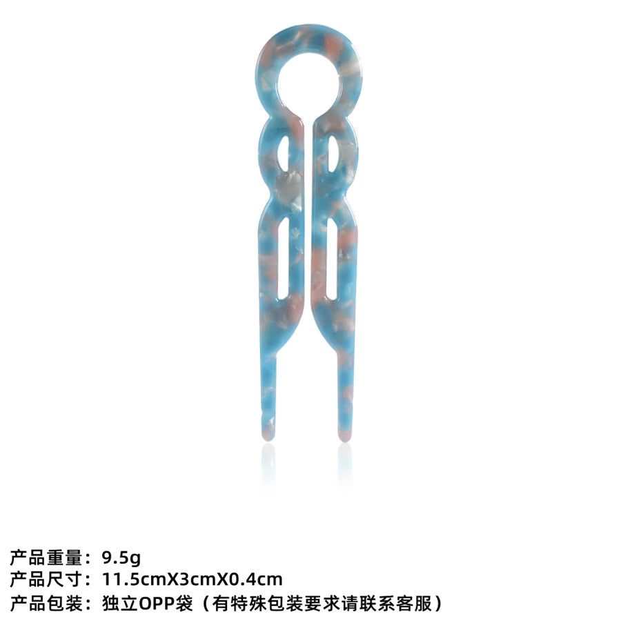 U-shaped acetic acid hairpin