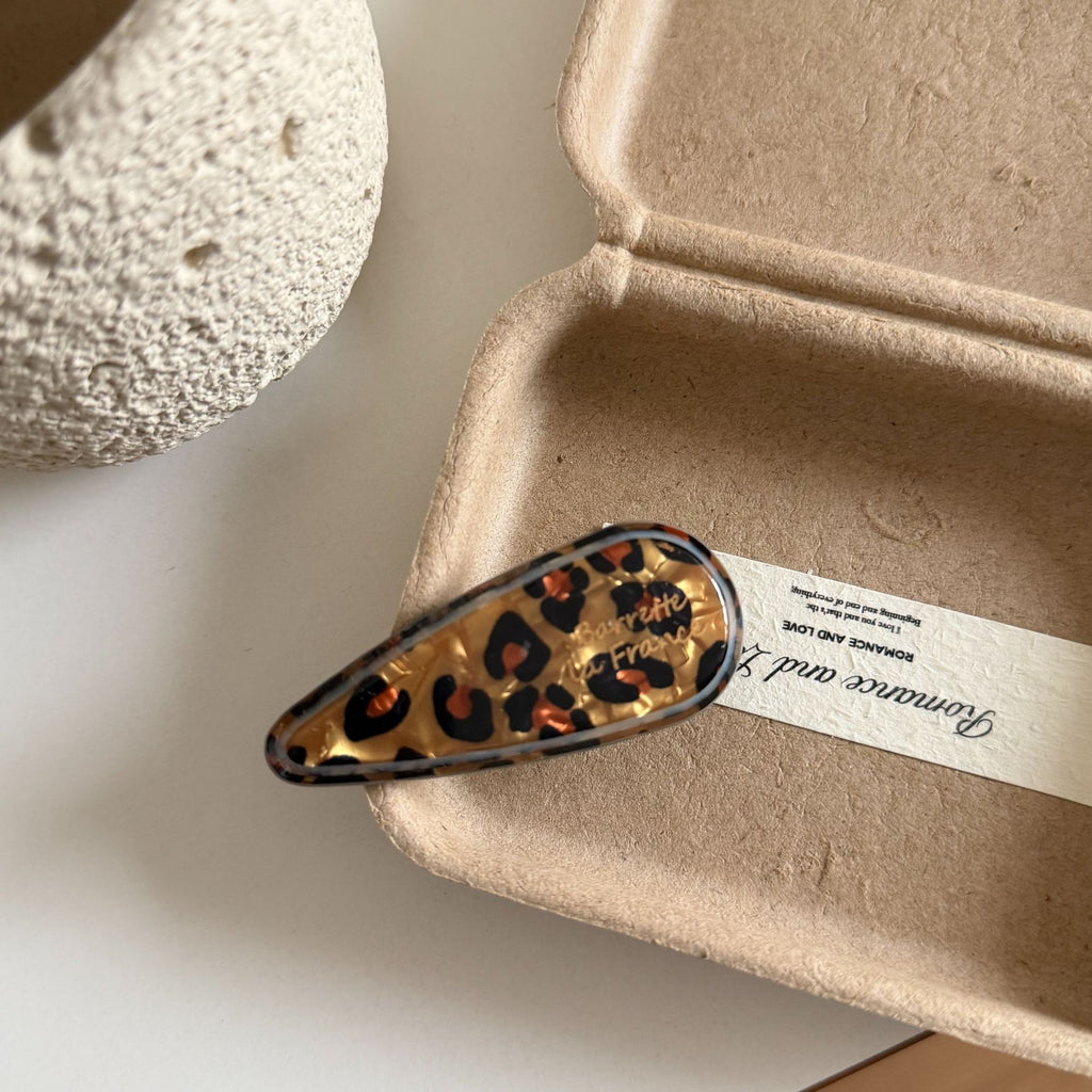 French leopard print Hair Claw