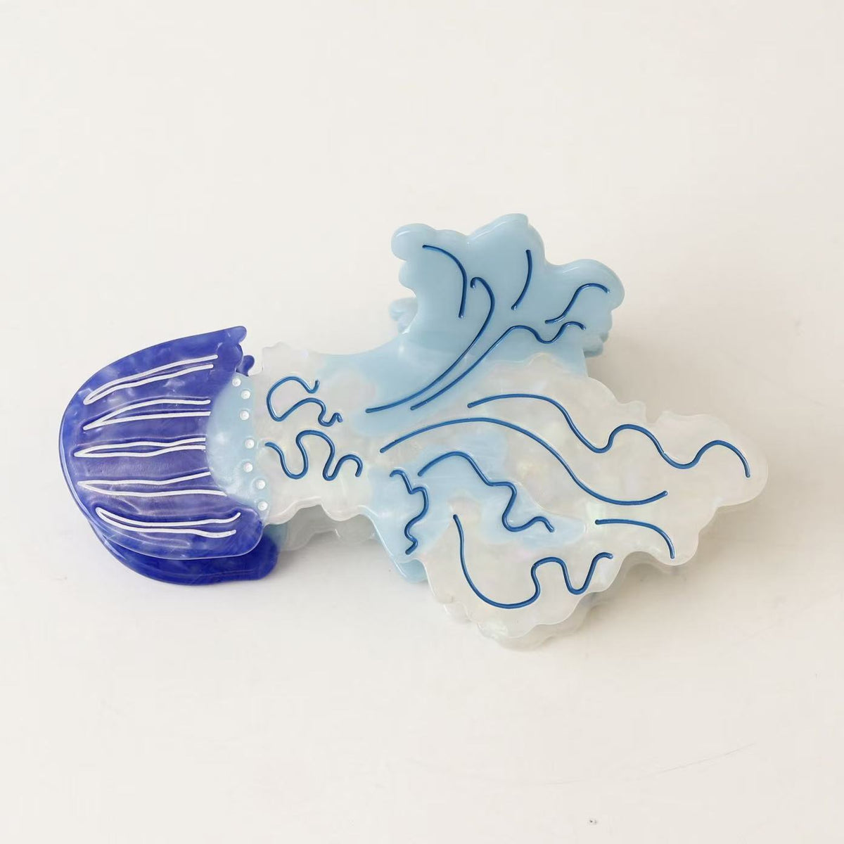 marine jellyfish hair claw