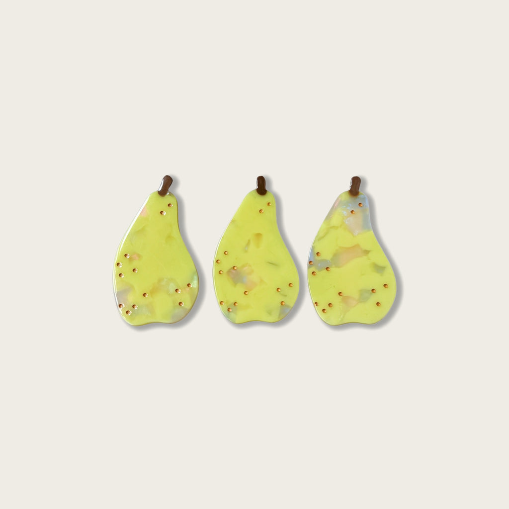 Pear Hair Clip