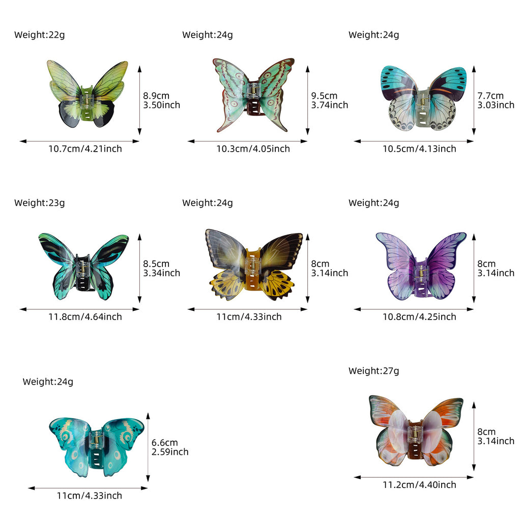 Simulation Butterfly Hair Claw