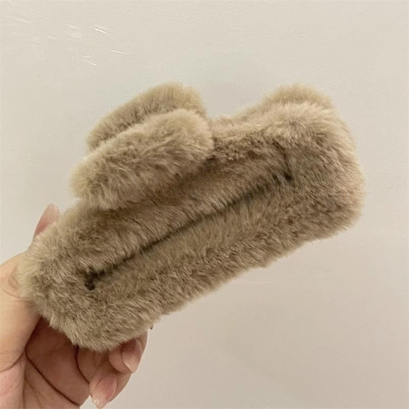 Autumn/Winter Plush Claw Clip