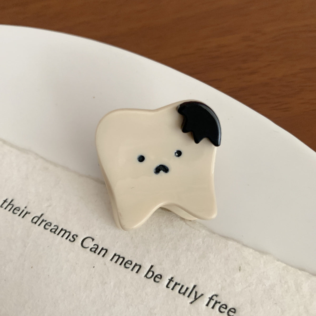 Mini Teeth Hair Claw