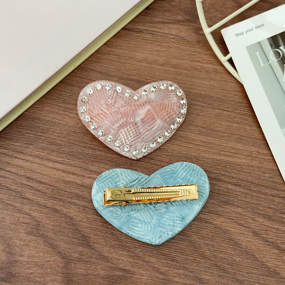 Love diamond hair clip