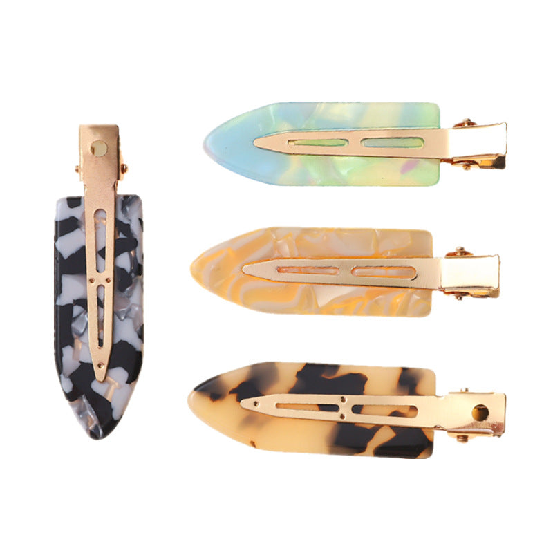 New Internet celebrity women's acetic acid plate seamless hairpin