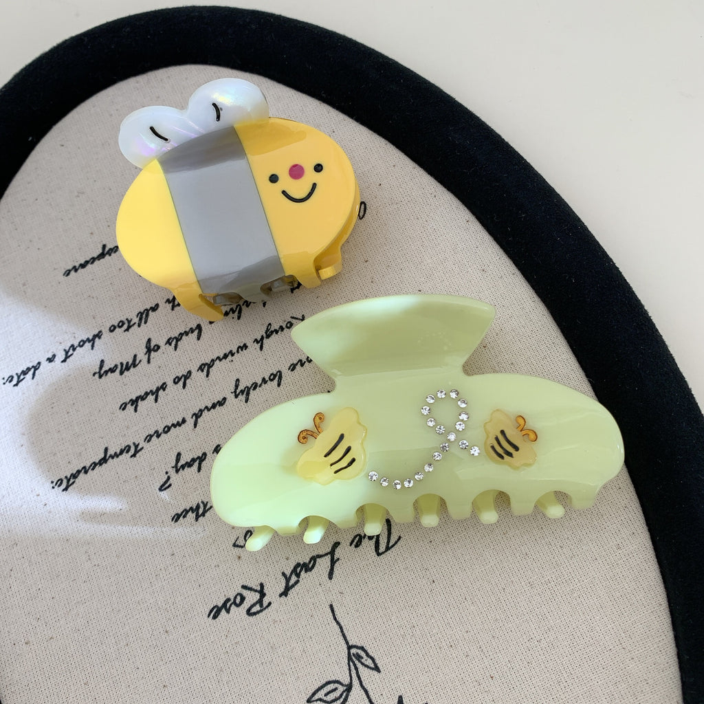 literary girl style butterfly bee hair claw