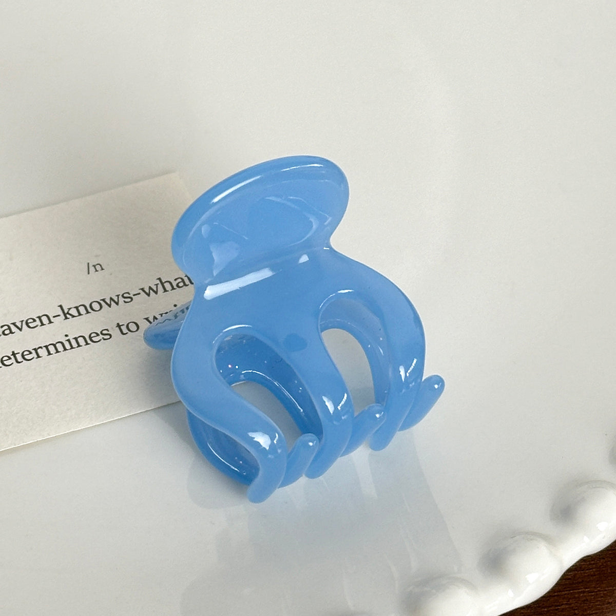 small jelly bangs hair clip