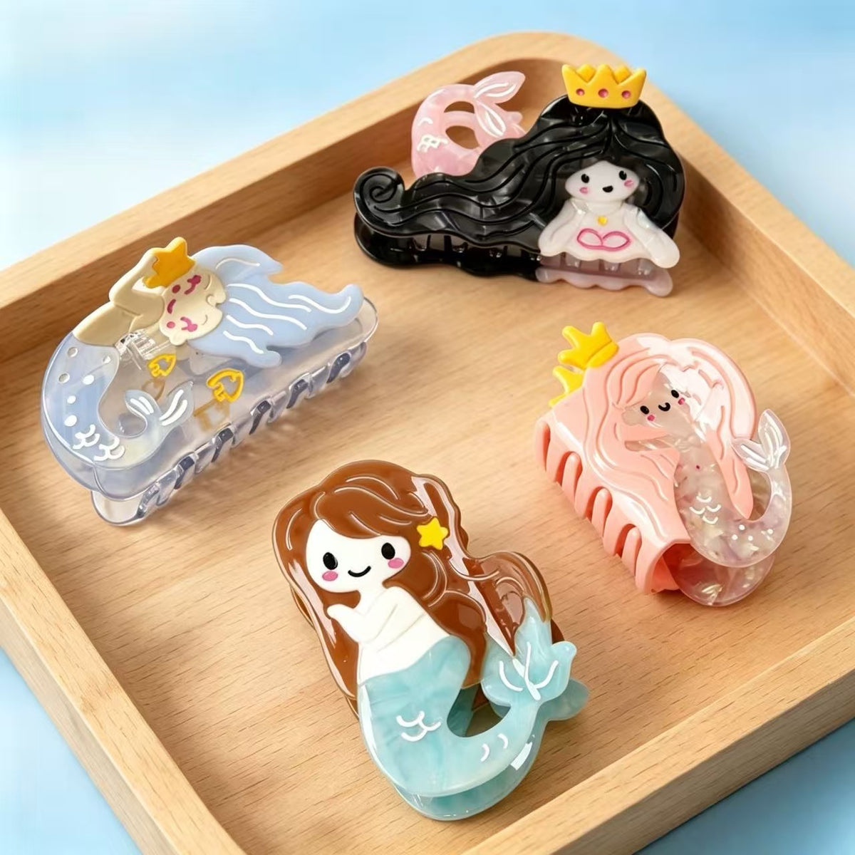 Ocean mermaid hair claw