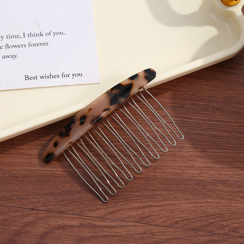 Hairpin Female disc hair plug comb hairpin