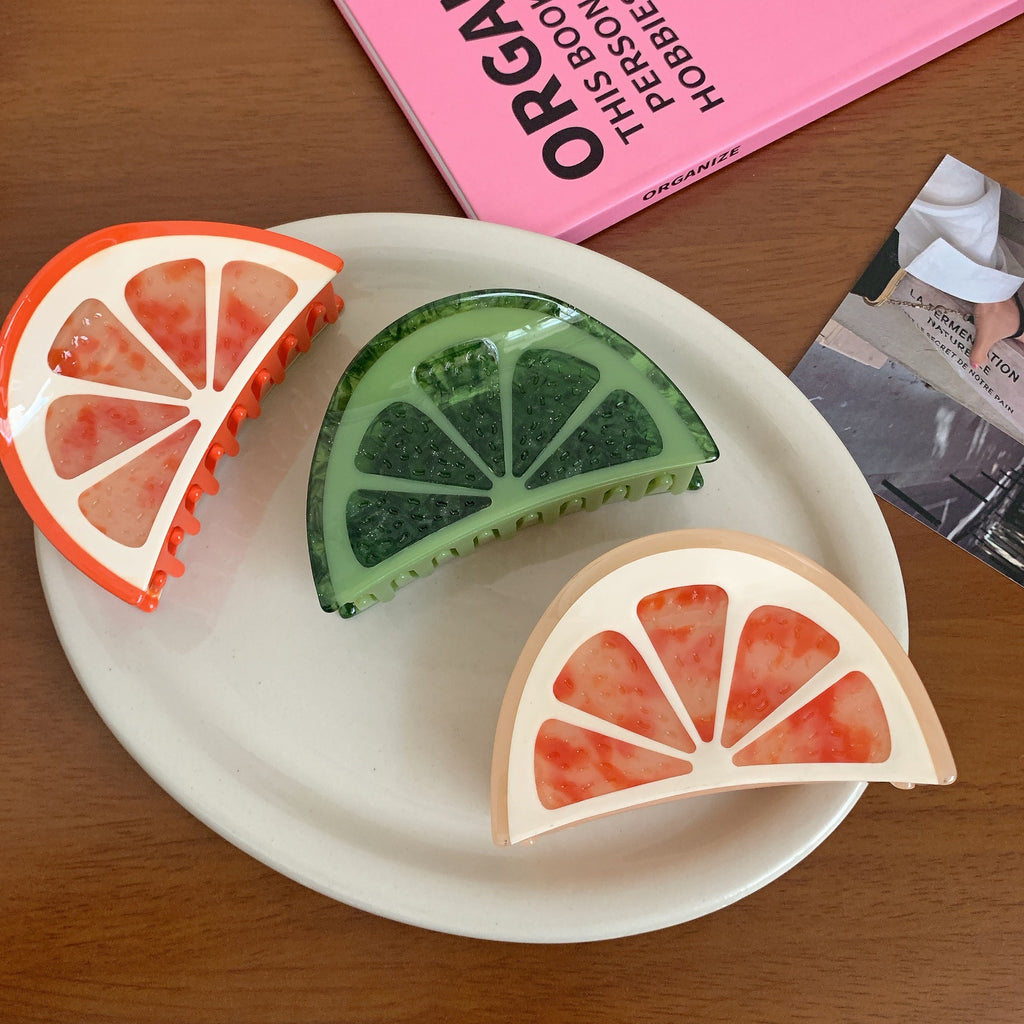 fruit orange hair claw