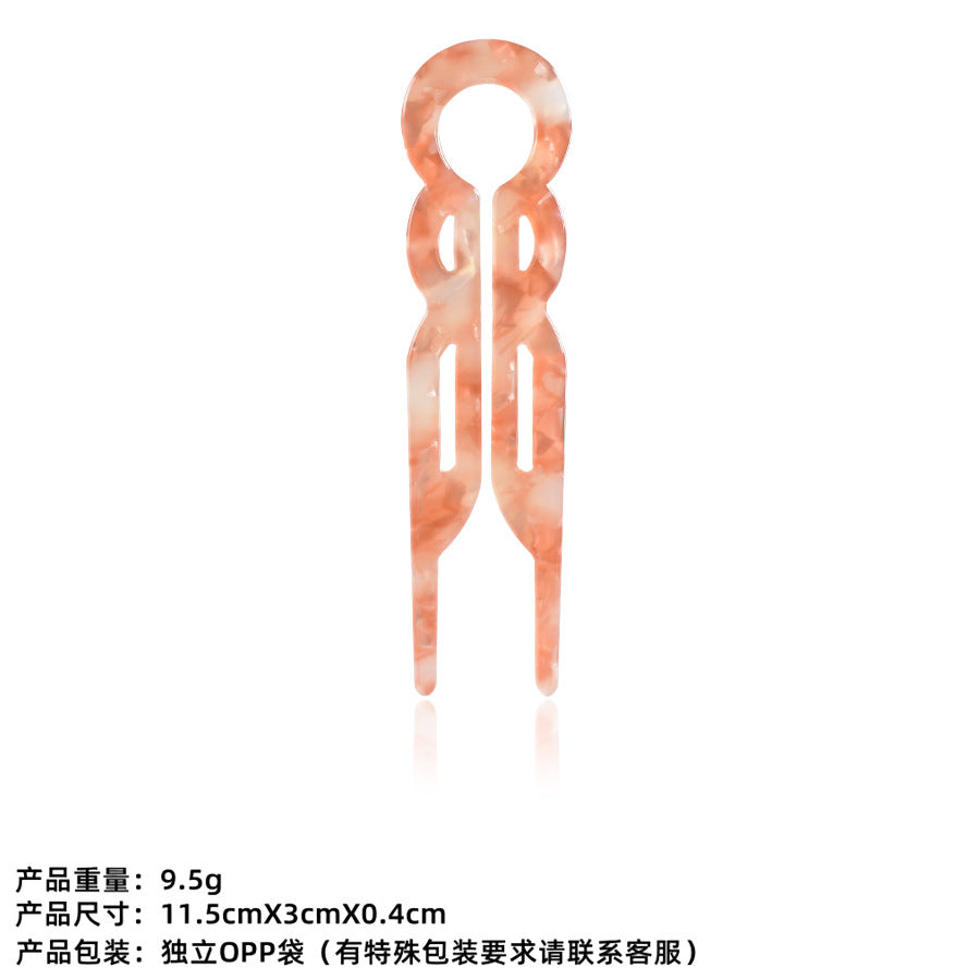 U-shaped acetic acid hairpin