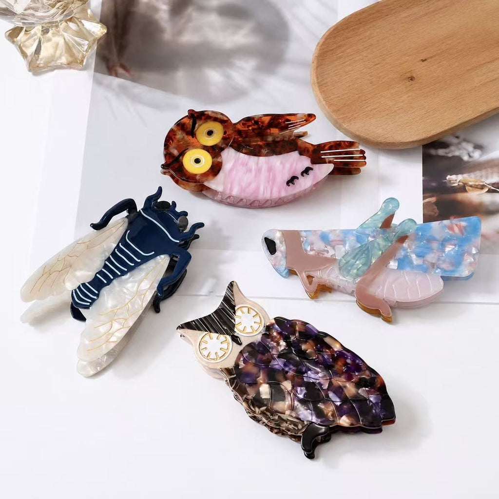 animals owl hair claw