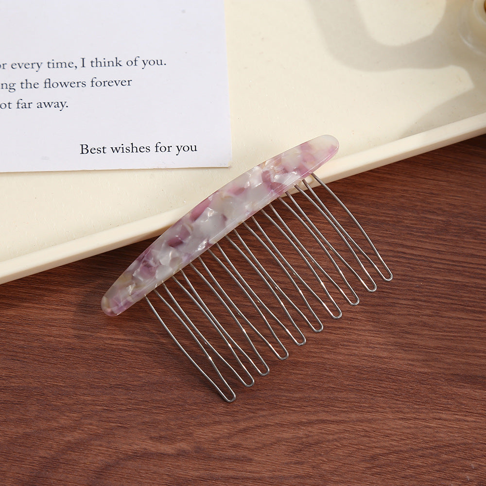 Hairpin Female disc hair plug comb hairpin