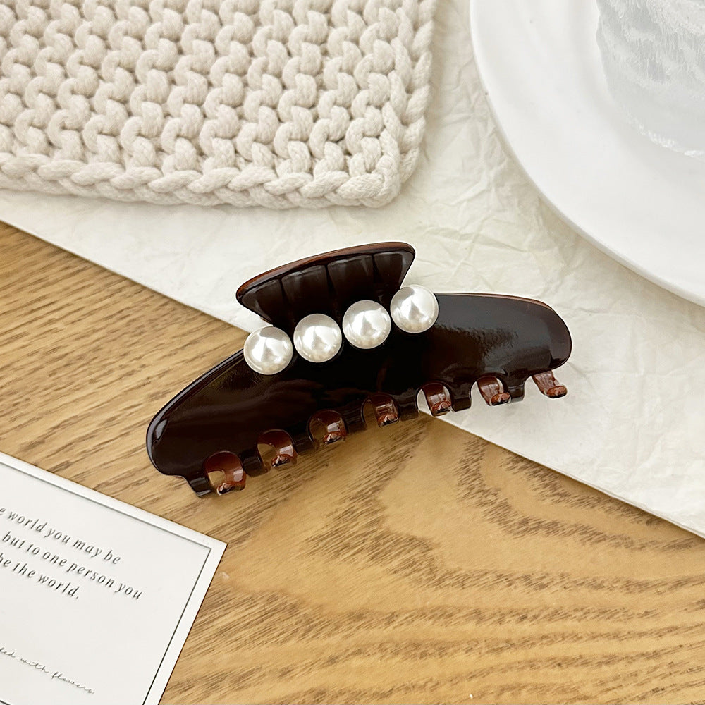 Alexander Large Premium Pearl Hair Claw