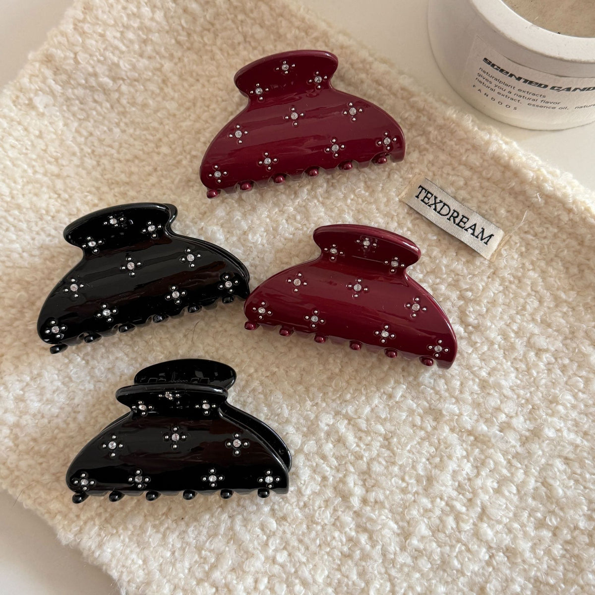 star-studded hair claw