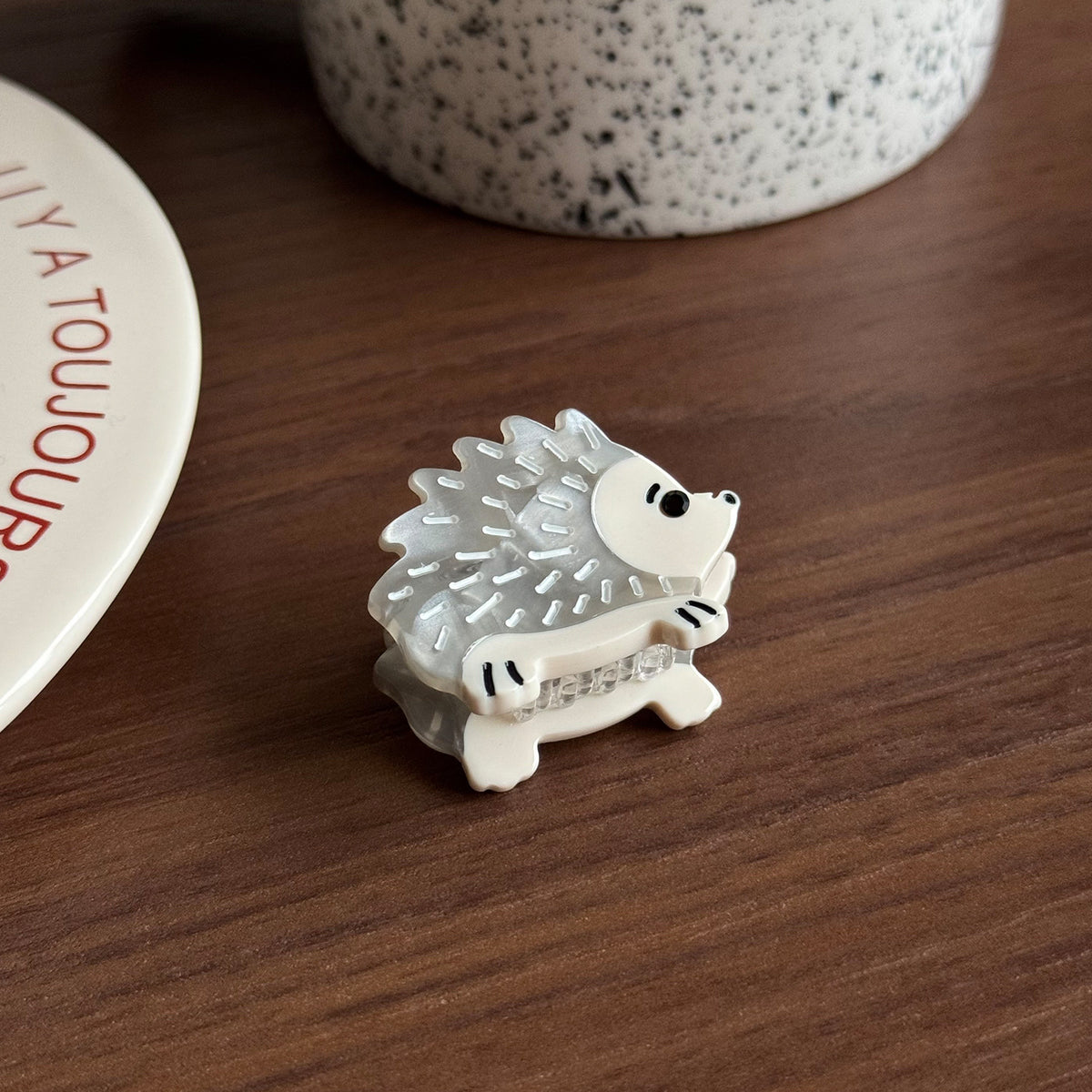 Mini Honeybee hedgehog ladybird hair claw