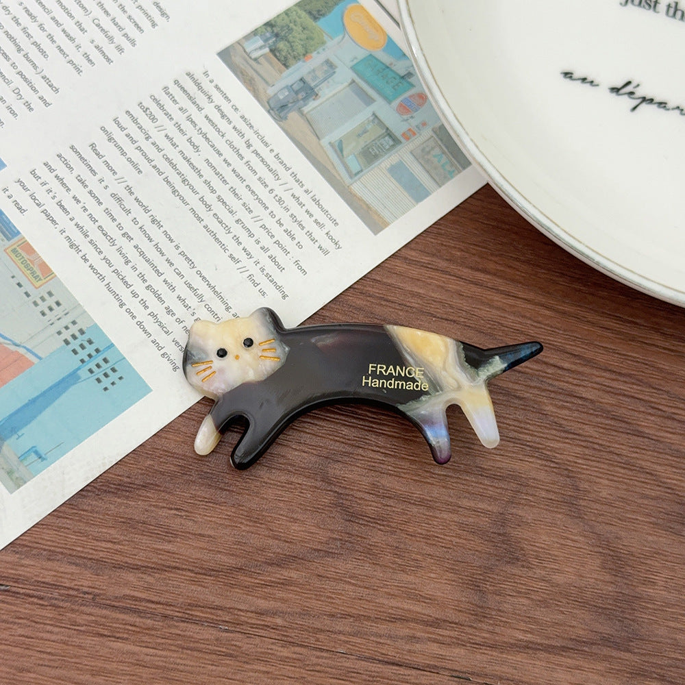 Jumping Cat Hair Clip