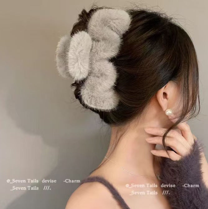 Autumn/Winter Plush Claw Clip