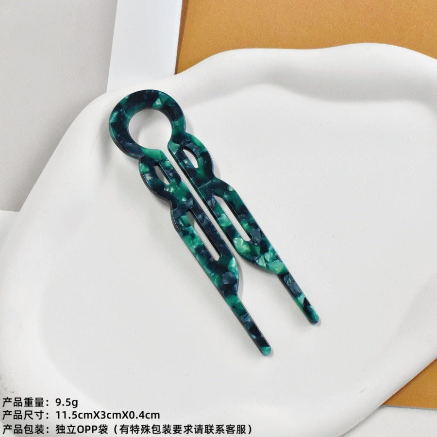 U-shaped acetic acid hairpin
