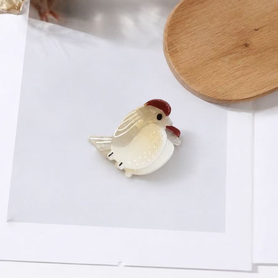 mini bird hair claw