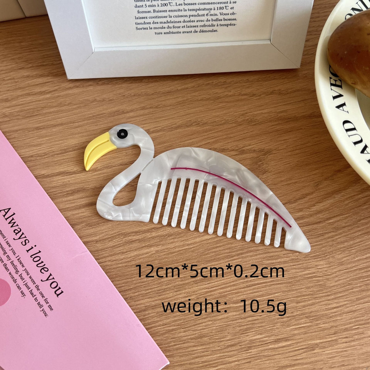 Tulip Flower Comb Premium Animal Vegetable Acetic Acid Makeup Fun Comb Portable Hair Comb