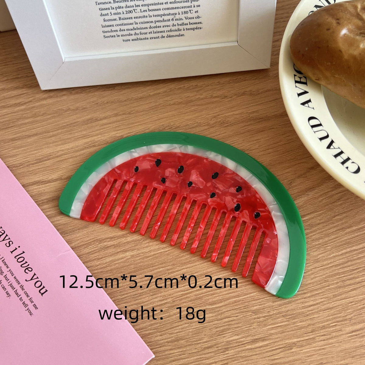 Tulip Flower Comb Premium Animal Vegetable Acetic Acid Makeup Fun Comb Portable Hair Comb