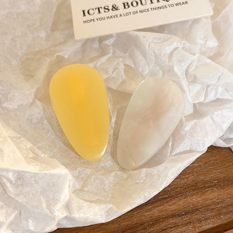 2pcs Teardrop-shaped Hair Clip