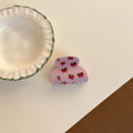 Early spring new printed tulip grab clip floral hairpin bangs clip premium acetic acid hairpin ponytail shark clip