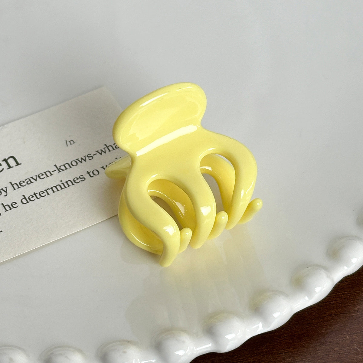 small jelly bangs hair clip