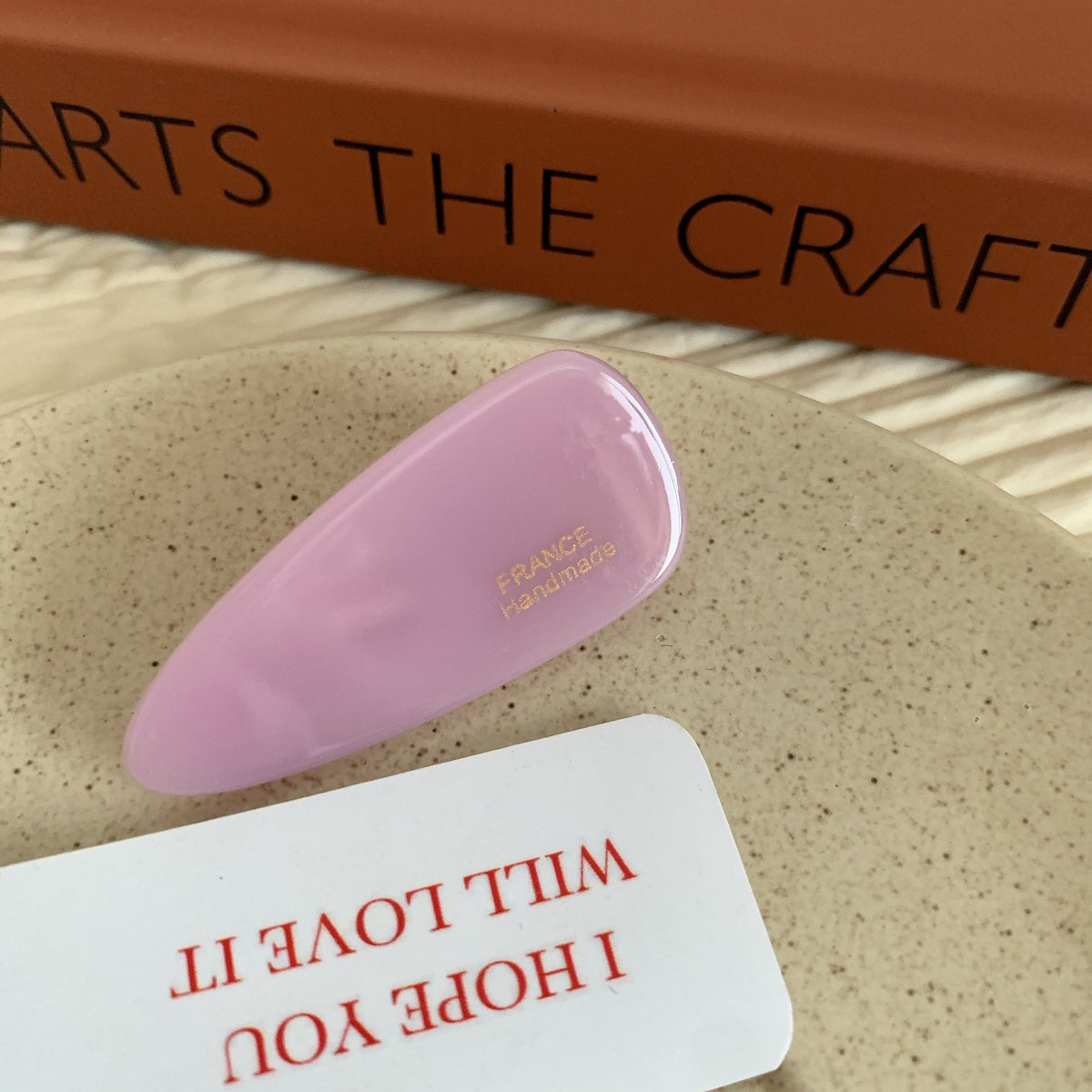 Youthful colorful water droplet Hair Claw
