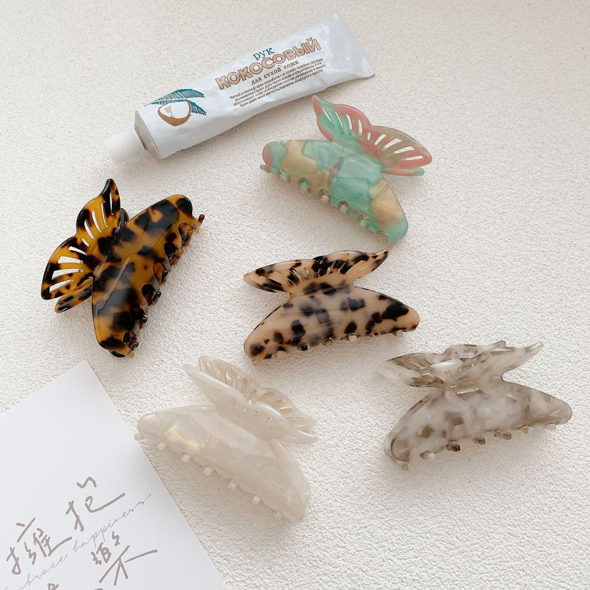 butterfly hair claw