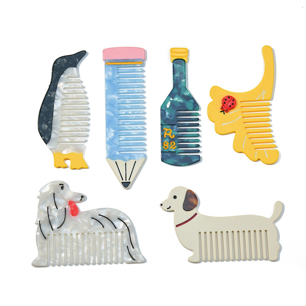 Uniquely shaped Pocket Comb