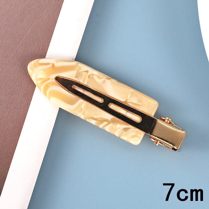 New Internet celebrity women's acetic acid plate seamless hairpin