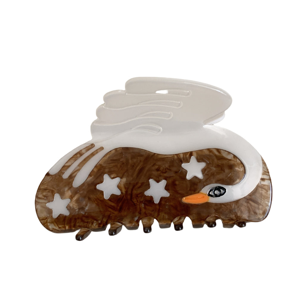 swan star goldfish hair claw