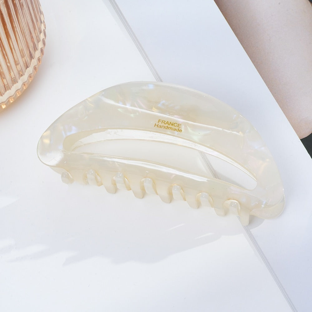 French acetic acid hairpin retro hollow tortoiseshell hair claw