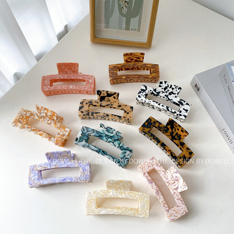 13cm oversized square hair claw